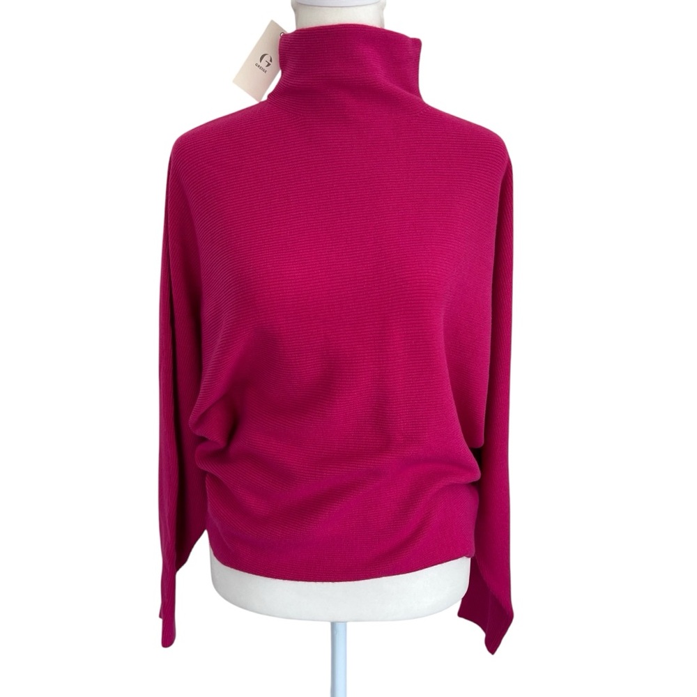 Women’s Fuchsia Turtleneck Sweater
